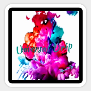 Universal Drip Colorful Smoke Cloud Sticker